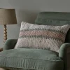 Bedroom Textiles|Cushions^Nkuku Zairya Jute & Cotton Cushion Cover - Natural & Rust