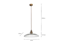 Pendant Lighting^Nkuku Zowie Recycled Glass Pendant - Large