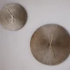 Clocks^Nkuku Zuwena Etched Wall Clock - Antique Brass